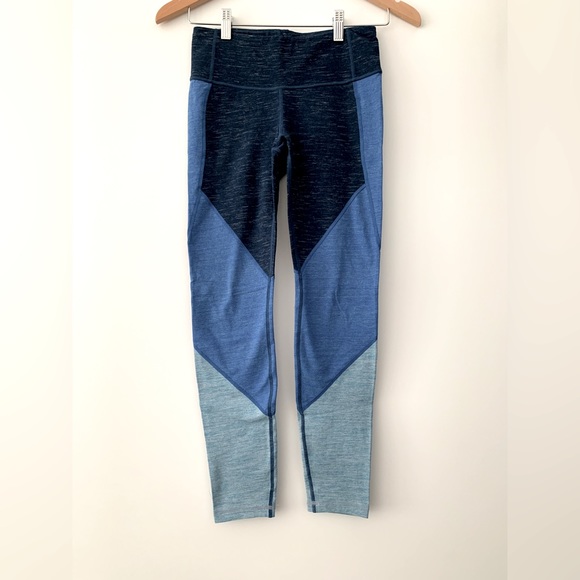 🌟2/$20 PRICE DROP🌟 NWOT! GAP FIT GFAST colorblock performance cotton LEGGINGS - Picture 2 of 3